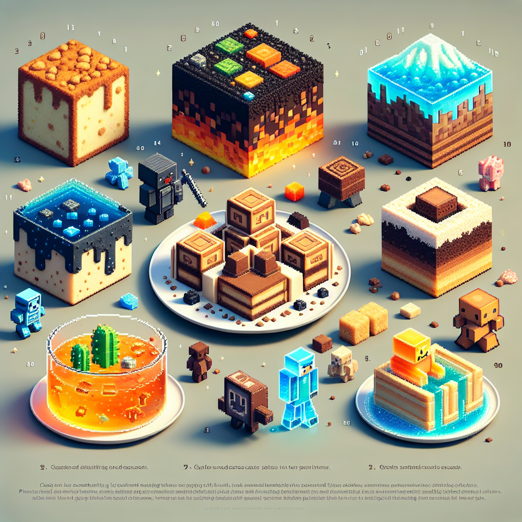 Minecraft-Themed Dessert Creations: A Culinary Adventure