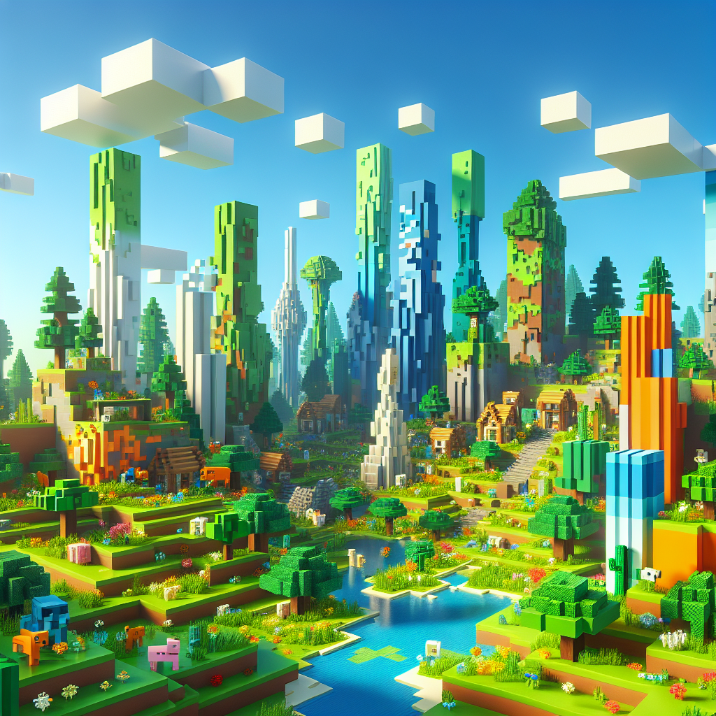 Menggambar dengan Blok: Menjelajahi Dunia Minecraft Kreatif