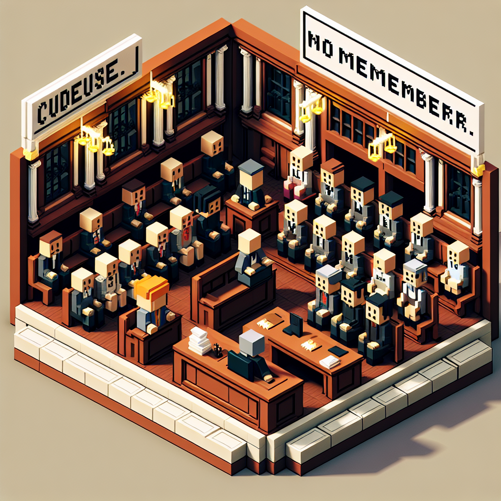 Trial Chamber Minecraft: A New Era of Courtroom Drama in the Virtual World